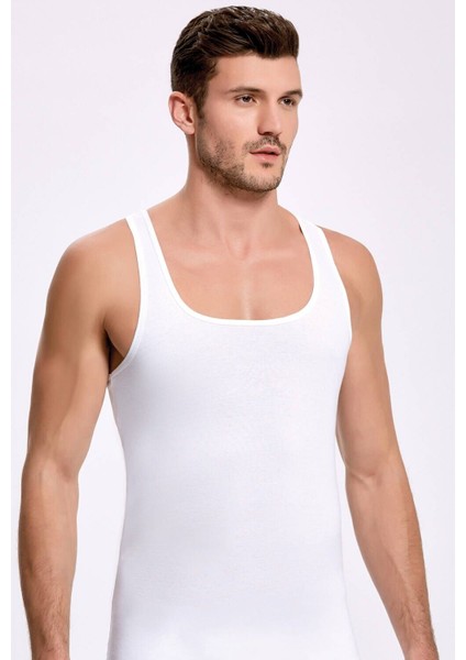 Sporcu Beyaz Erkek Atlet 10 Adet