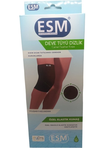 Deve Tüyü Dizlik Diz Ağrıları, Ağrıları, Sıcaklık Amaçlı Medium(Çift Adet) indirimleri