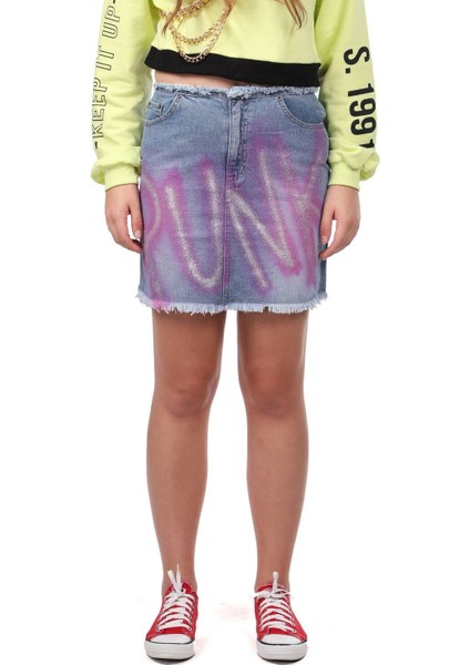 Markapia Pink Punk Mini Jean Etek