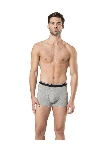 Erkek Siyah&Gri Stretch Boxer 6 Adet