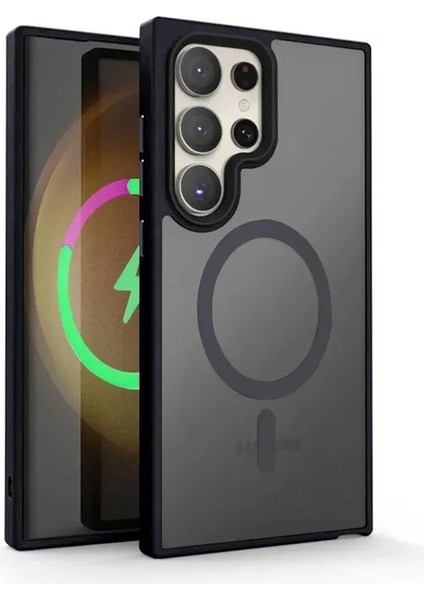 Slim Luxury Silikon Kılıf (Kablosuz Şarj Destekli) Samsung S24 Ultra