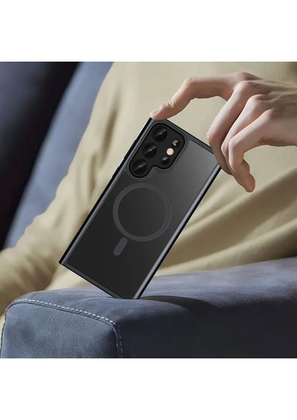 Slim Luxury Silikon Kılıf (Kablosuz Şarj Destekli) Samsung S24 Ultra