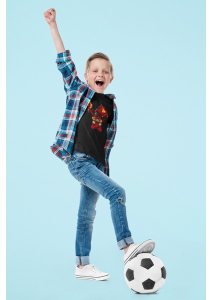 Çocuk Göztepe Kısa Kollu Bisiklet Yaka T-Shirt - Tişört fırsatları