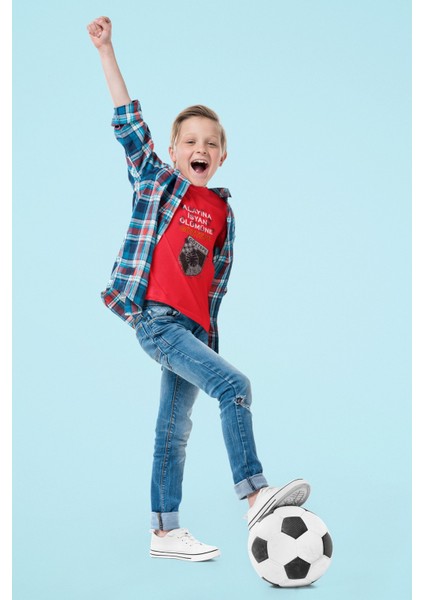 Çocuk Göztepe Alayına Isyan Kısa Kollu Bisiklet Yaka T-Shirt - Tişört fiyatları