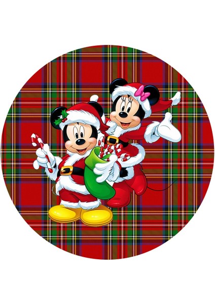 Minnie ve Mickey Yılbaşı, Christmas 2 Adet Kış Supla, Kumaş - Içi Ahşaplı Supla fiyatları