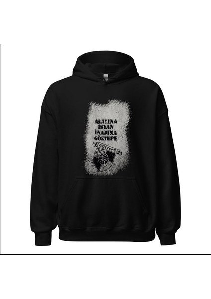 Göztepe Kapşonlu Sweatshirt - Alayına Isyan Inadına Göztepe