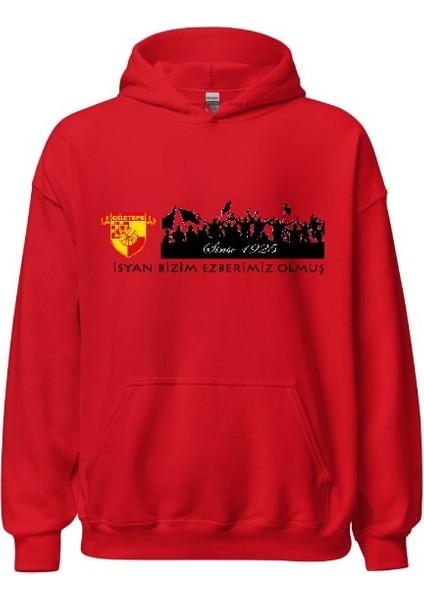 Göztepe Kapşonlu Sweatshirt - Isyan Bizim Ezberimiz Olmuş
