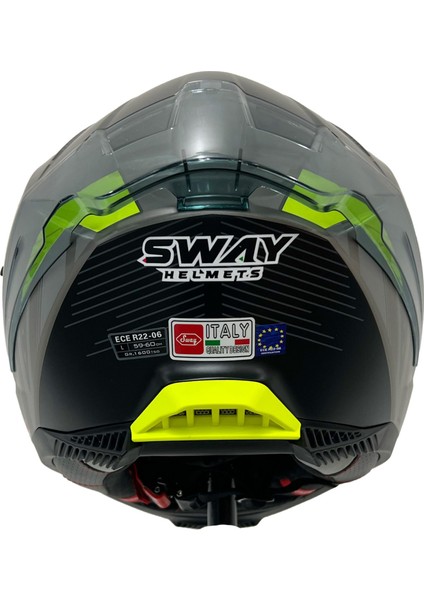 Sw 865 St Titanium Yellow Kask Full Face