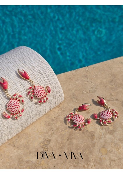 - Crab Kadın Küpe