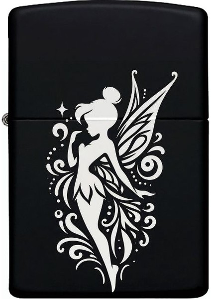 Peri Desenli Kişiye Özel Isimli Benzinli Siyah Metal Çakmak MP26 fiyatları