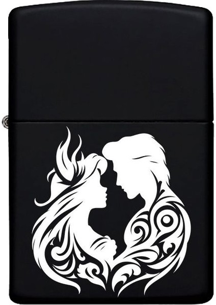 Sevgililer Için Kişiye Özel Isimli Benzinli Siyah Metal Çakmak MP24 fiyatları