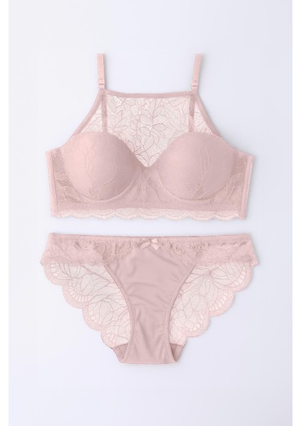 Kadın Cup Crop Top Takım