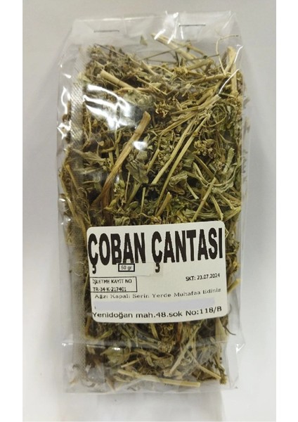 Doğal Kurutulmuş Çoban Çantası 50 gr