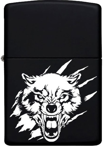 Kurt Kafası Desenli Kişiye Özel Isimli Benzinli Siyah Metal Çakmak fiyatları