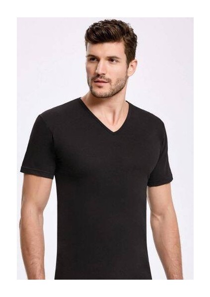 Siyah V Yaka Kollu Atlet modelleri