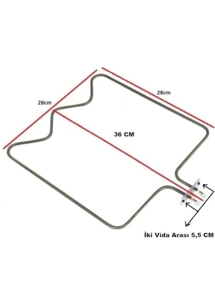Franke 1200 Watt Rezistans , Franke Fırın Rezistansı