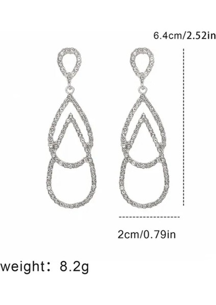 Su Damlası Sallantılı Küpe