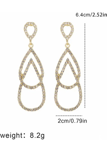 Su Damlası Sallantılı Küpe modelleri