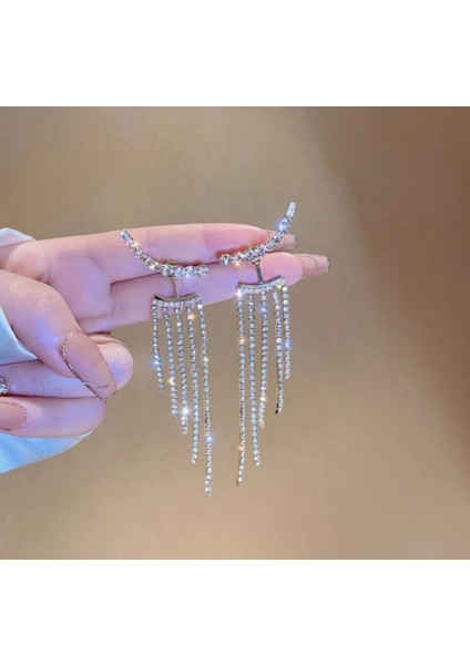 Yliana Kadın Taşlı Sallantılı Küpe fiyatları