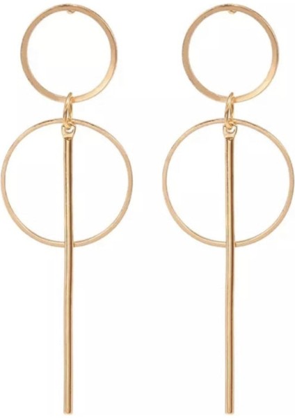 Gold Sallantılı Küpe
