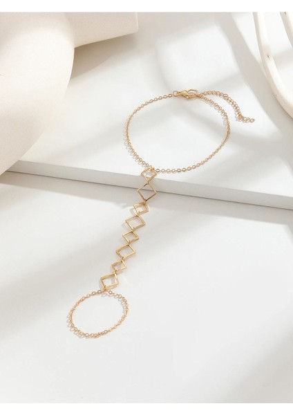 Praia Gold Dörtgen Şahmeran El Takısı - El Aksesuarı fırsatları