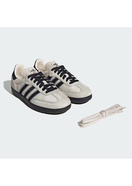 Samba Og Wonder White Black Pony Kadın Sneaker Spor Ayakkabı JP5329