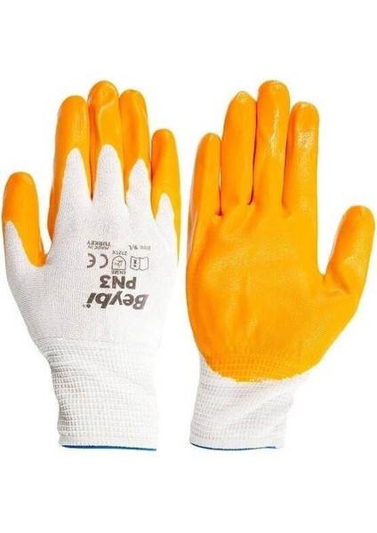Beybi Eldiven Sarı Nitril Pn3 1 Çift