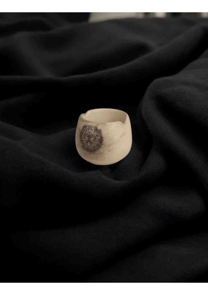 Seramik Boya Su Kabı 11X8X8CM