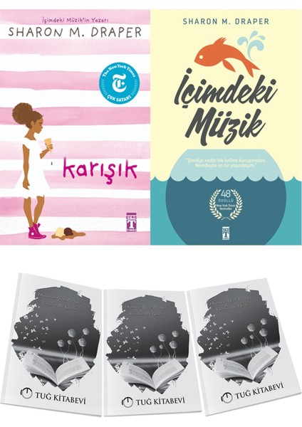 Karışık ve Içimdeki Müzik 2li Set Sharon M. Draper + Hediyeli