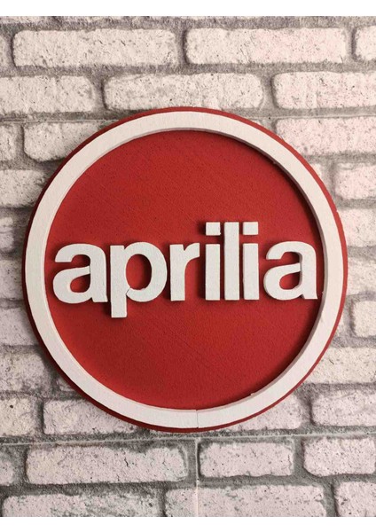 Aprilia Logo | 50X50 Aprilia Motor Logosu | Aprilia Marka Logosu | 3D Aprilia Logo | Strafor Logo