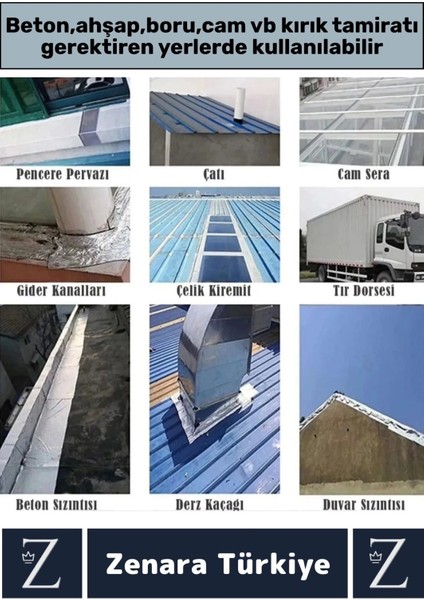 Ultra Güçlü Suya Neme Dayanıklı Çok Amaçlı Onarım Tamir Izolasyon Bantı Gri 48 mm x 10 Metre 5 Adet fiyatları