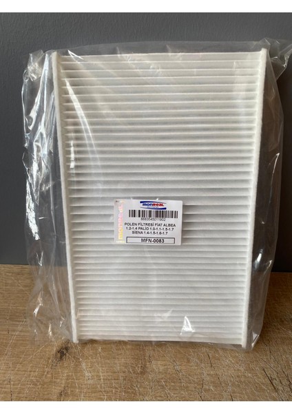 MFN-0083 Polen Filtresi Fiat Albea 1.2-1.4 / Palio 1.0-1.1-1.5-1.7 / Siena 1.4-1.5-1.6-1.7
