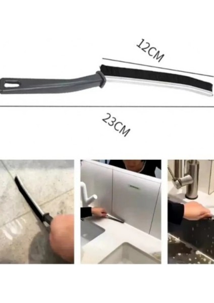 2 Li Derz Arası Banyo Mutfak Dar Alan Ince Temizlik Fırçası