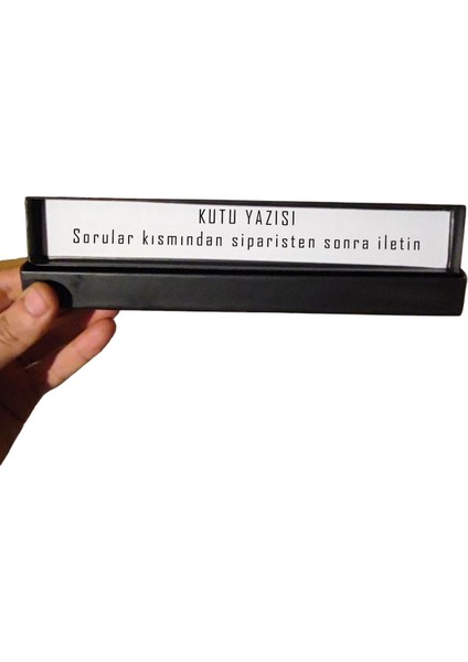 Erkek Sürmeli Sarı Toz Kehribar Tesbih Isimli Harfli Kutu Yazılı Sevgililer Günü Hediye