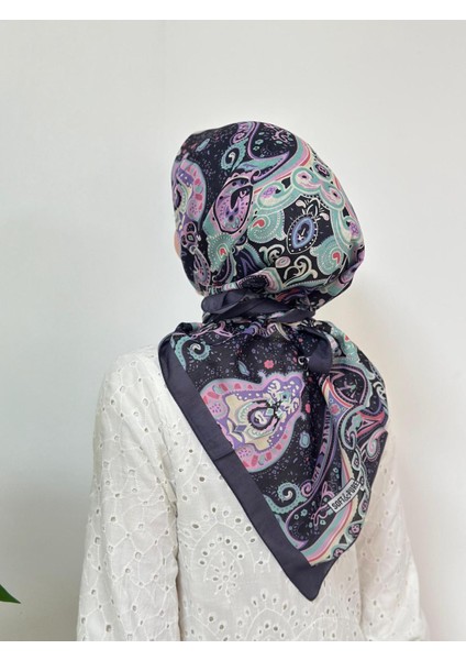 Meduse Desen Eşarp - Lavanta modelleri