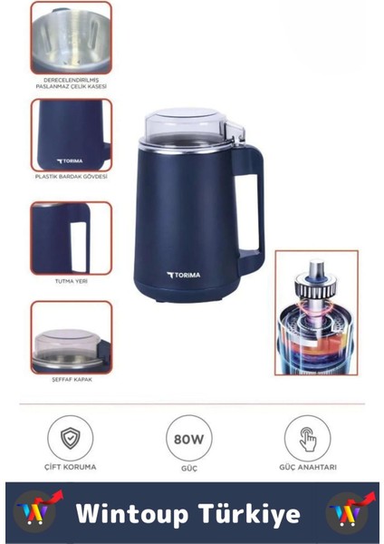 Premium Ergonomik Tutma Saplı Yüksek Çelik Baharat Kahve Kuruyemiş Öğütücü Değirmen 500 Ml fiyatları