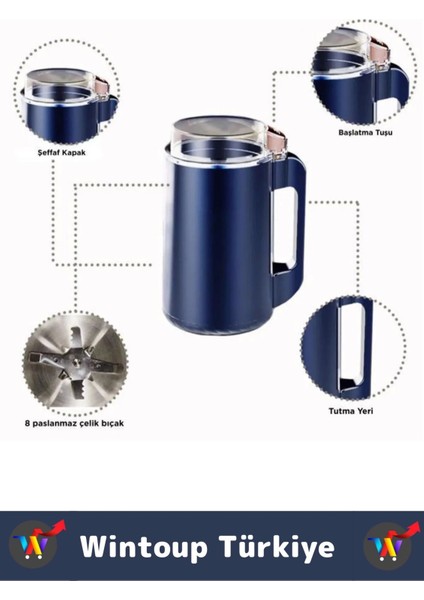 Premium Ergonomik Tutma Saplı Yüksek Çelik Baharat Kahve Kuruyemiş Öğütücü Değirmen 500 Ml modelleri