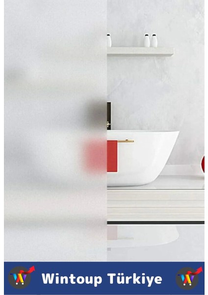 Premium Iz Bırakmaz Iç Göstermez Gizlilik Ofis Salon Banyo Uv Koruyucu Buzlu Cam Film 5metre x 60 cm fiyatları