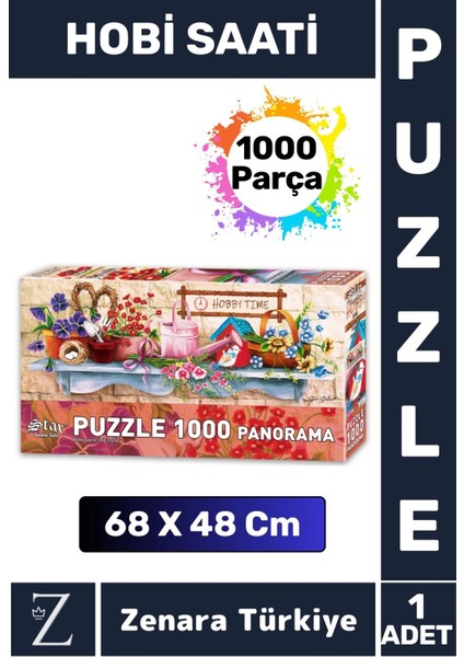 Premium Eğlenceli Eğitici Görsel Algı Problem Çözme Becerisi Çocuk Puzzle 1000 Parça Hobi Saati