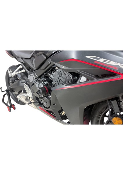 - Cb 650R / Cbr 650R E Clutch Koruma ( Protector Frame Slıder ) (Gümüş)