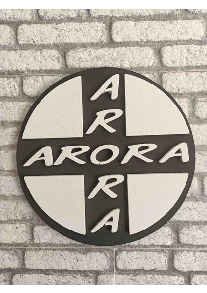 Arora Logo | 50X50 Arora Motor Logosu | Arora Marka Logosu | 3D Arora Logo | Strafor Logo