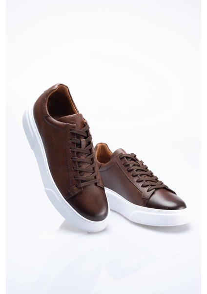 Orijinal Deri Kahverengi Günlük Erkek Ayakkabısı modelleri