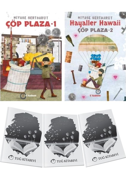 Çöp Plaza 1 ve Çöp Plaza 2 Hayaller Hawaii 2li Set Miyase Sertbarut + Hediyeli