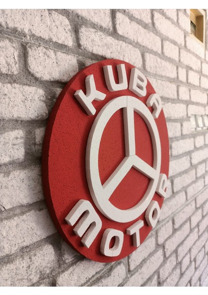 Kuba Motor Logo | 50X50 Kuba Motor Logosu | Kuba Motor Marka Logosu | 3D Kuba Motor Logo | Strafor Logo