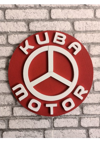 Kuba Motor Logo | 50X50 Kuba Motor Logosu | Kuba Motor Marka Logosu | 3D Kuba Motor Logo | Strafor Logo fiyatları