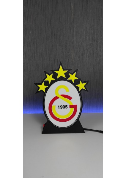 Galatasaray Gs 5 Yıldız Masa ve Duvar Lambası