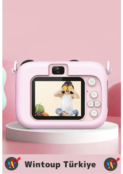 Premium 1080P Hd Video Kayıt Ön Arka Çekim Filtre 5 Oyun Mini Çocuk Kamera Dijital Fotoğraf Makinesi fiyatları