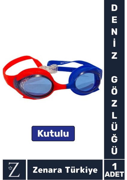 Premium Ayarlanabilir Kayış Su Geçirmez Uv Koruma Silikon Plastik Anti-Fog Kutu Çocuk Deniz Gözlüğü