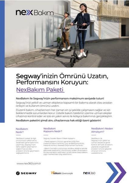 Scooter Bakım Paketi
