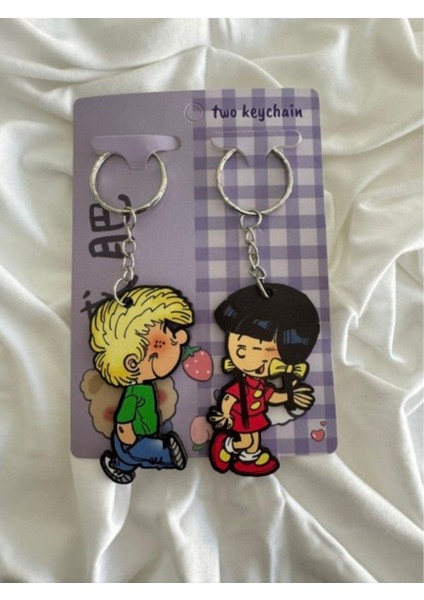 Cedric ve Chen Çift Sevgili Anahtarlık 2 Adet fiyatları